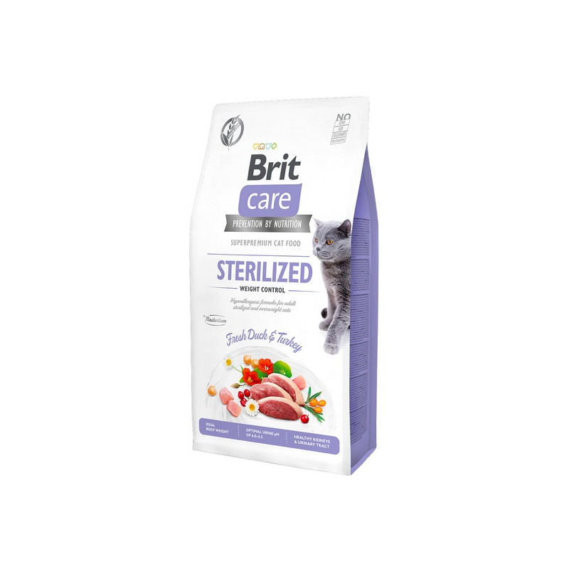 Brit Care Cat Grain Free Sterilized Weight Control 2kg