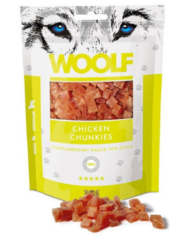 Woolf Soft Chicken Chunkies 100g