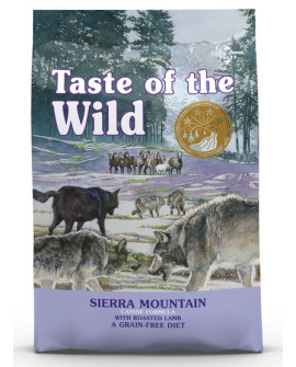 Taste of the Wild Sierra Mountain Canine z mięsem z jagnięciną 12,2kg