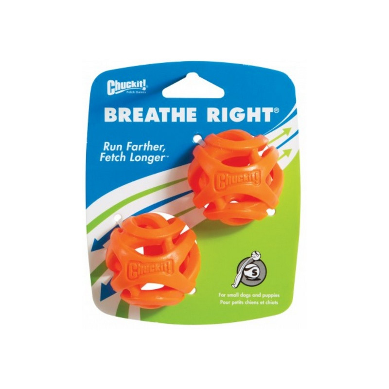 Chuckit! Breathe Right Ball Small 2pak [31931]