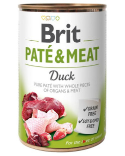 Brit Pate & Meat Dog Duck puszka 400g
