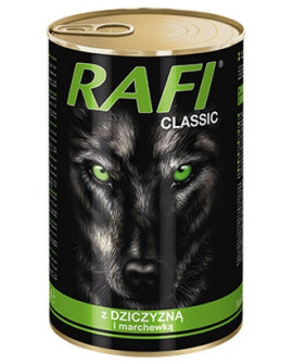 Rafi Pies Classic Dziczyzna i marchewka w sosie 1250g