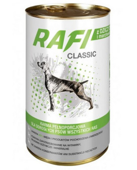 Rafi Pies Classic Dziczyzna i marchewka w sosie 1250g