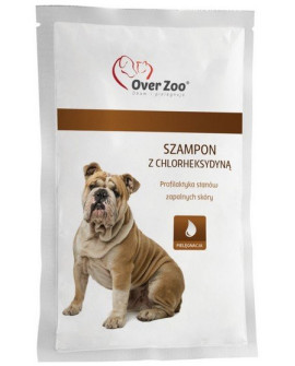 Over Zoo Szampon z chlorheksydyną dla psów i korów saszetka 20ml