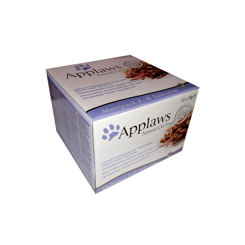 Applaws puszki dla kota Multipack Fish 12x70g
