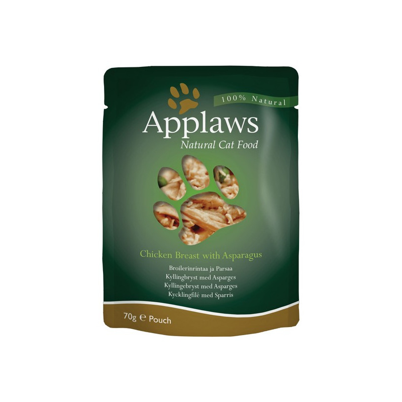 Applaws saszetka dla kota Kurczak i Szparagi 70g