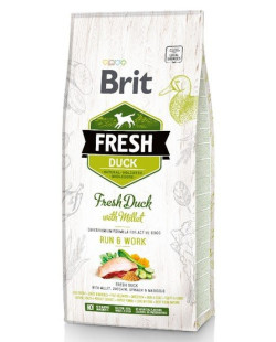 Brit Fresh Dog Adult Active Duck & Millet 2,5kg