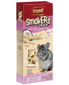 Vitapol Smakers dla szynszyli - kokosowo-różany 2szt [1605]