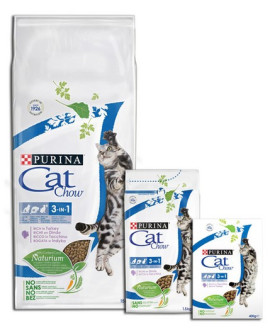 Purina Cat Chow 3in1 z indykiem 1,5kg