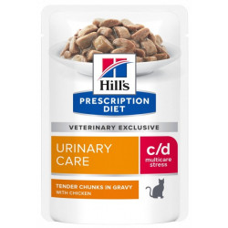 Hill's Prescription Diet c/d Feline Urinary Stress z kurczakiem saszetka 85g