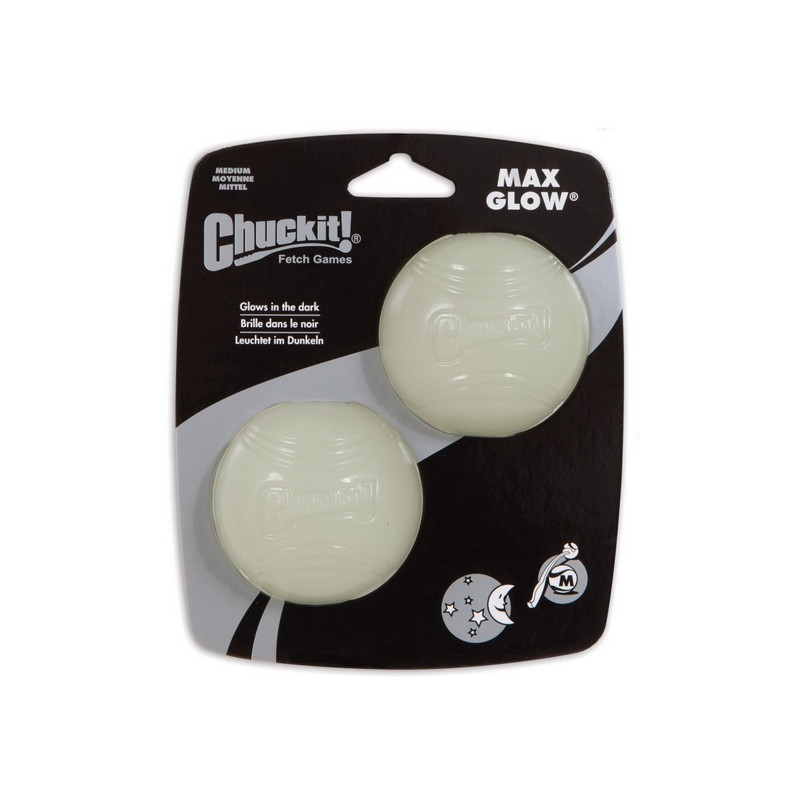 Chuckit! Max Glow Ball Medium 2pak [33067]