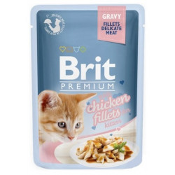 Brit Premium Cat Kitten Fillets with Chicken saszetka 85g