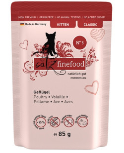 Catz Finefood Classic Kitten N.03 Drób saszetka 85g