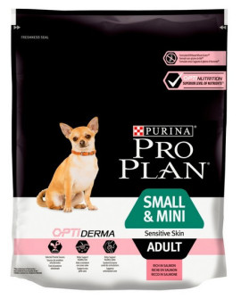 Purina Pro Plan Adult Small & Mini OptiDerma Sensitive Skin 700g