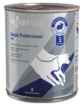 Trovet Unique Protein UPR Królik dla psa i kota puszka 800g