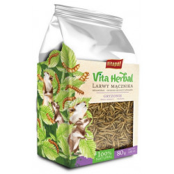 Vitapol Vita Herbal Larwy mącznika dla gryzoni 80g