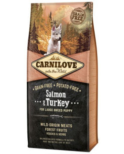 Carnilove Dog Salmon & Turkey Large Puppy - łosoś i indyk 1,5kg