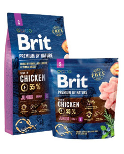 Brit Premium By Nature Junior S Small 1kg