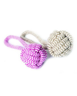 Dingo Zabawka dla psa - Piłka z rączką beżowa