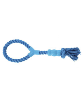 Dingo Zabawka dla psa - Sznur z gryzakiem Denta Fresh 41cm niebieski