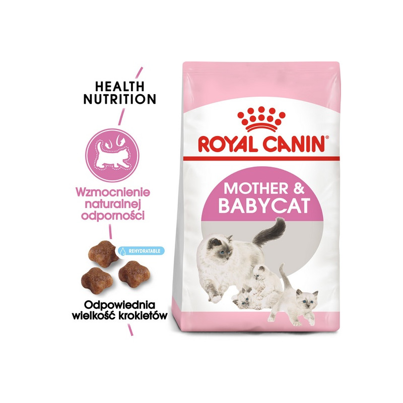 Royal Canin Mother&Babycat karma sucha dla kotek w okresie ciąży, laktacji i kociąt od 1 do 4 miesiąca 400g