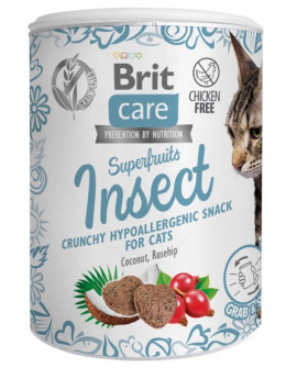 Brit Care Cat Snack Superfruits Insect 100g