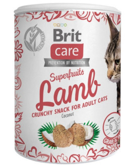 Brit Care Cat Snack Superfruits Lamb 100g