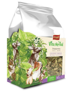 Vitapol Vita Herbal Suszony liść pokrzywy dla gryzoni i królika 50g