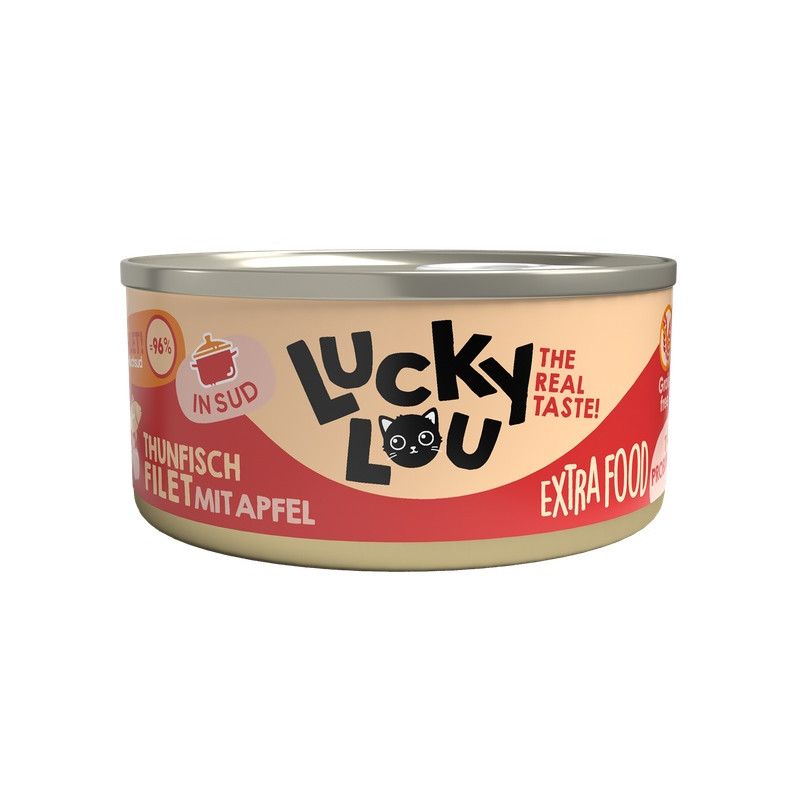 Lucky Lou Extrafood Tuńczyk & Jabłko w bulionie puszka 70g
