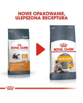 Royal Canin Hair&Skin Care karma sucha dla kotów dorosłych, lśniąca sierść i zdrowa skóra 400g