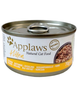 Applaws puszka dla kociąt Kitten Kurczak 70g