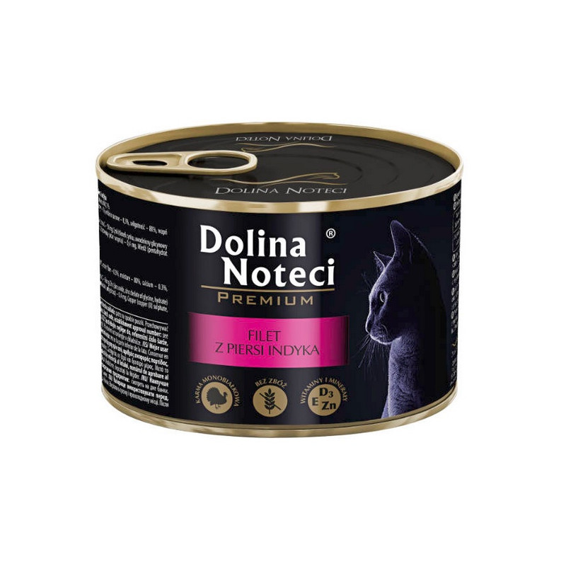 Dolina Noteci Premium Kot Filet z piersi indyka puszka 185g