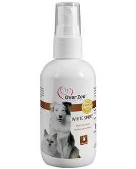 Over Zoo White Spray - płyn usuwający zażółcenia sierści  100ml