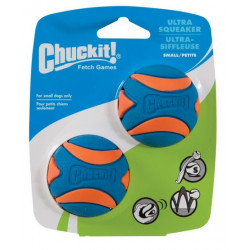 Chuckit! Ultra Squeaker Ball Small 2pak [31537]