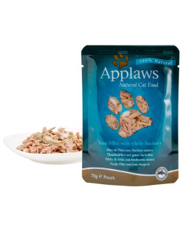 Applaws saszetka dla kota Tuńczyk, Anchois i Wodorosty 70g