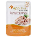 Applaws saszetka dla kota kurczak z wołowiną w galaretce 70g