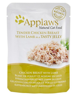 Applaws saszetka dla kota kurczak z jagnięciną w galaretce 70g