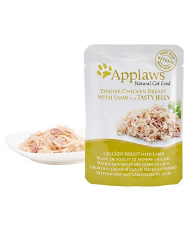 Applaws saszetka dla kota kurczak z jagnięciną w galaretce 70g