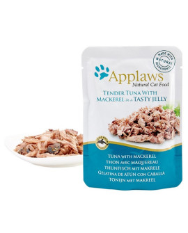 Applaws saszetka dla kota tuńczyk z makrelą w galaretce 70g