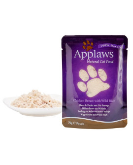 Applaws saszetka dla kota Kurczak i Dziki Ryż 70g