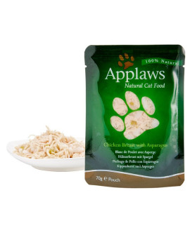 Applaws saszetka dla kota Kurczak i Szparagi 70g