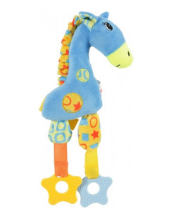 Zolux Zabawka pluszowa dla szczeniąt żyrafa niebieska [480078BLE]