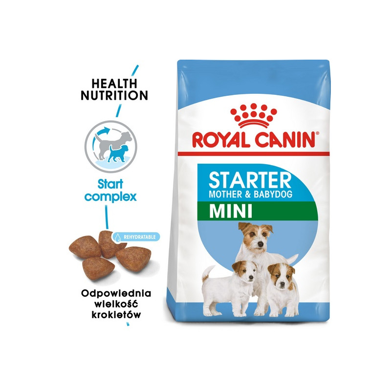 Royal Canin Mini Starter Mother&Babydog karma sucha dla szczeniąt do 2 miesiąca i suk karmiących ras małych 1kg