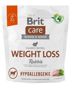 Brit Care Hypoallergenic Dog Weight Loss Rabbit 1kg