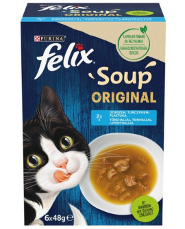 Felix Soup Original Rybne Smaki zestaw zup 6x48g