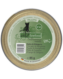 Catz Finefood Filety N.415 Kurczak/Kangur tacka 85g