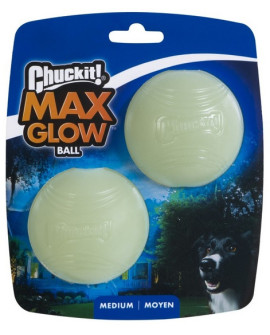 Chuckit! Max Glow Ball Medium 2pak [33067]