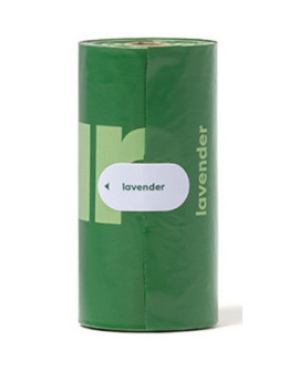 Earth Rated Woreczki ekologiczne do zbierania odchodów 21x15szt lawendowe