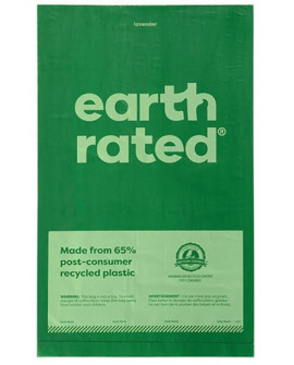 Earth Rated Woreczki do zbierania odchodów 300szt lawendowe