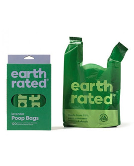 Earth Rated Reklamówki lawendowe 120szt